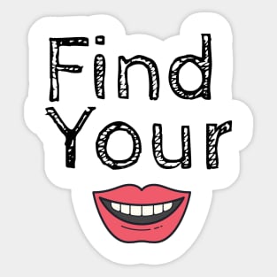 Find Your xD Shrit Sticker